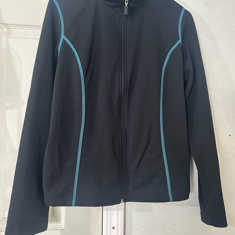 Be Inspired Black Zip-Up Jacket - image 1